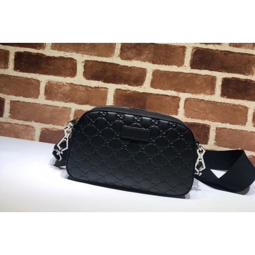 Gucci Supreme Messenger Bag in Black Signature leather Gucci Supreme Messenger Bag in Black Signature leather
