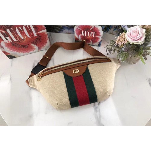 Gucci Vintage canvas belt bag