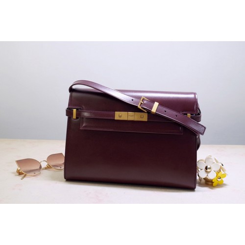 YSL MANHATTAN SHOULDER BAG IN SMOOTH LEATHER YSL MANHATTAN SHOULDER BAG IN SMOOTH LEATHER