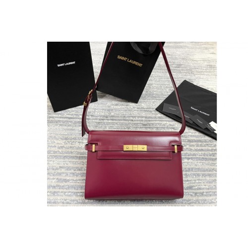 YSL MANHATTAN SHOULDER BAG IN Red SMOOTH LEATHER YSL MANHATTAN SHOULDER BAG IN Red SMOOTH LEATHER