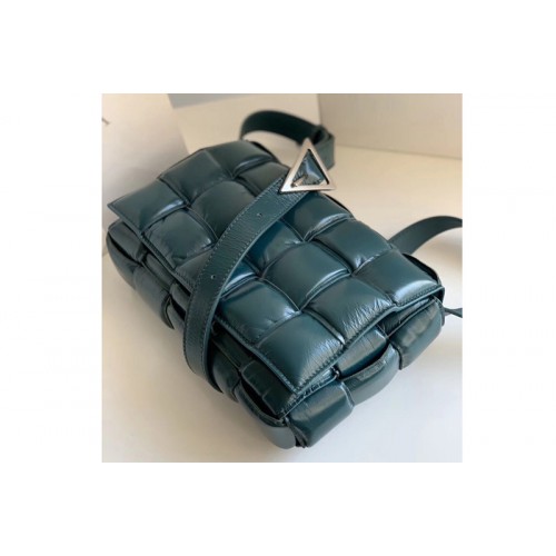 Bottega Veneta padded cassette bag in Blue Lambskin Leather Bottega Veneta padded cassette bag in Blue Lambskin Leather