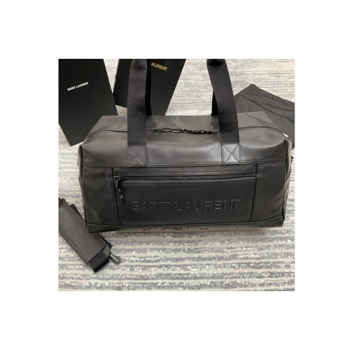 YSL LARGE DUFFLE BAG in Black MOOTH LAMBSKIN