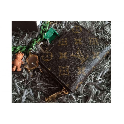 Louis Vuitton M60067 Zippy Coin Purse in Monogram Canvas