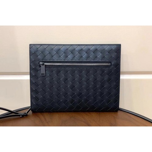 Bottega Veneta Document Case in Black Calfskin Bottega Veneta Document Case in Black Calfskin