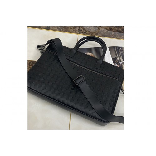 Bottega Veneta Briefcase bag IN Black Intrecciato Leather