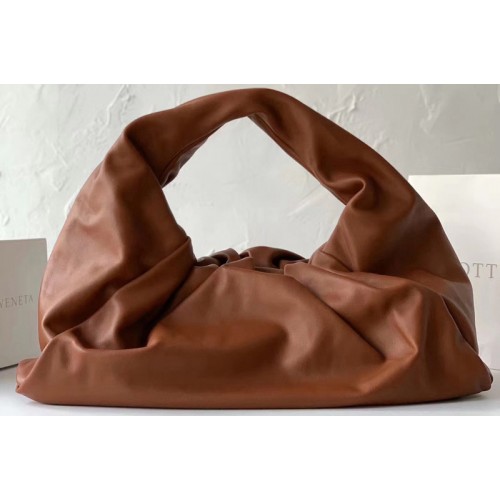 Bottega Veneta The shoulder Pouch bag in Red Calfskin Leather