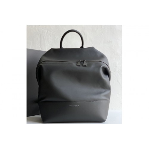 Bottega Veneta BV Backpack In Black Calfskin Leather