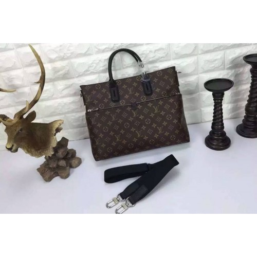 Louis Vuitton M61288 7 Days A Week Bag in Monogram Macassar Canvas