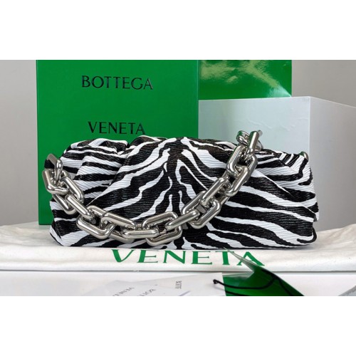 Bottega Veneta Chain Pouch Shoulder Bag Zebra Lambskin Leather Bottega Veneta Chain Pouch Shoulder Bag Zebra Lambskin Leather
