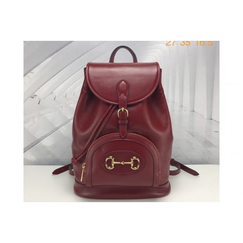 Gucci 1955 Horsebit backpack in Red leather Gucci 1955 Horsebit backpack in Red leather