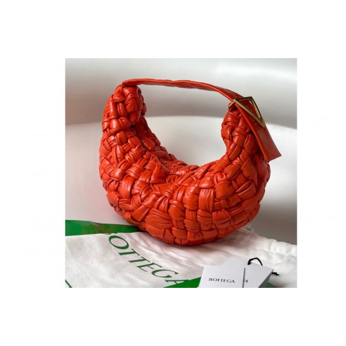 Bottega Veneta Banana Hobo bag in Red handwoven Calfskin leather