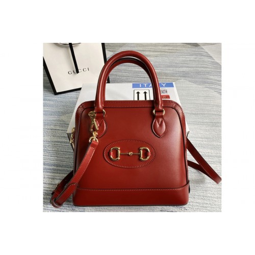 Gucci Horsebit 1955 small top handle bag in Red leather Gucci Horsebit 1955 small top handle bag in Red leather