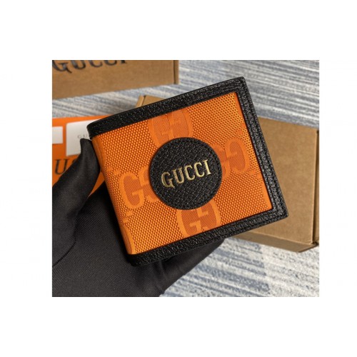 Gucci Off The Grid billfold wallet in Orange nylon Gucci Off The Grid billfold wallet in Orange nylon