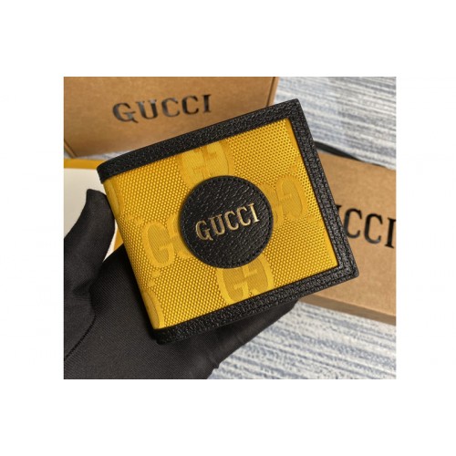 Gucci Off The Grid billfold wallet in Yellow nylon