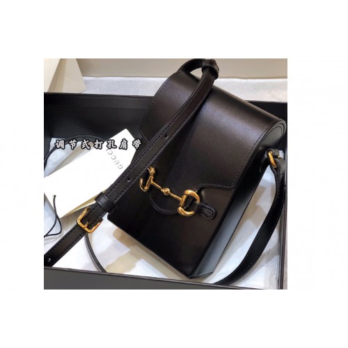 Gucci Horsebit 1955 mini bag in Black leather
