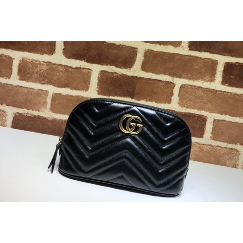 Gucci Marmont Cosmetic Case in Black Leather Gucci Marmont Cosmetic Case in Black Leather