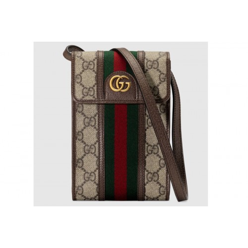 Gucci Ophidia mini bag in Beige ebony Supreme canvas Gucci Ophidia mini bag in Beige ebony Supreme canvas