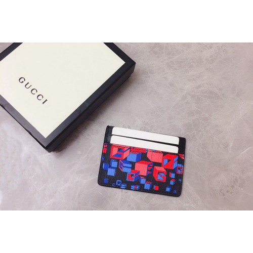 Gucci Square G space print card case in Supreme canvas Gucci Square G space print card case in Supreme canvas
