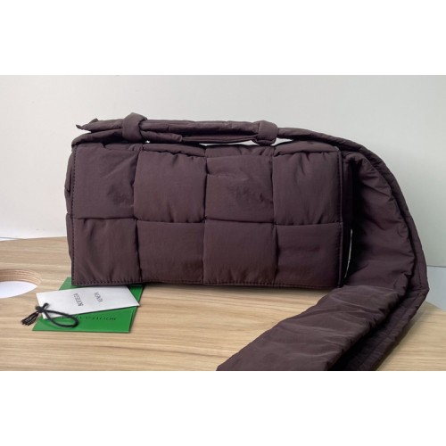 Bottega Veneta Padded tech cassette cross-body bag in Mystic nylon Bottega Veneta Padded tech cassette cross-body bag in Mystic nylon