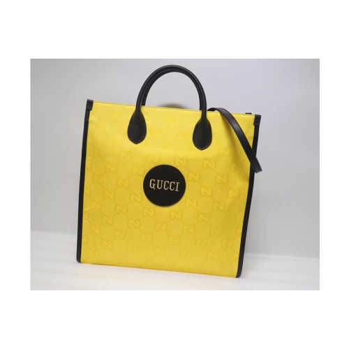 Gucci Off The Grid long tote bag in Yellow nylon