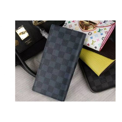 Louis Vuitton N63212 Brazza Wallet in Damier Cobalt Canvas Louis Vuitton N63212 Brazza Wallet in Damier Cobalt Canvas