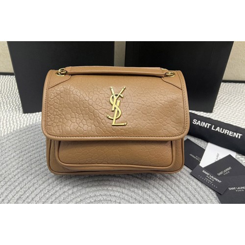 YSL NIKI Baby Bag in Dark Cork grained lambskin YSL NIKI Baby Bag in Dark Cork grained lambskin