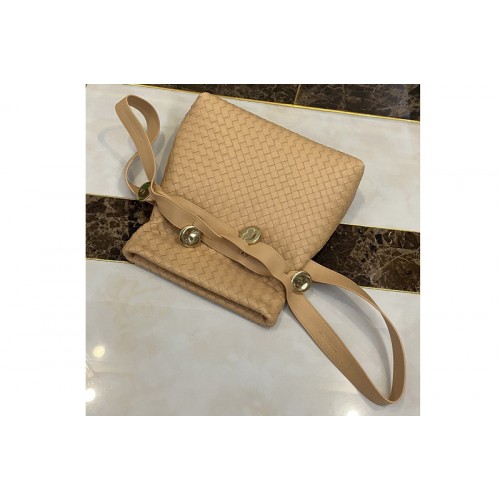 Bottega Veneta Fold Cross-body bag in Tan Intrecciato Nappa leather Bottega Veneta Fold Cross-body bag in Tan Intrecciato Nappa leather
