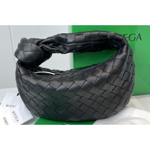 Bottega Veneta Mini Jodie boho bag in Black Intrecciato Nappa leather Bottega Veneta Mini Jodie boho bag in Black Intrecciato Nappa leather