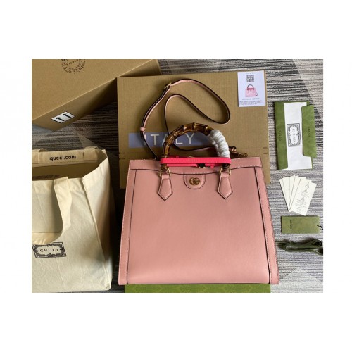Gucci Diana medium tote bag in Pink leather Gucci Diana medium tote bag in Pink leather