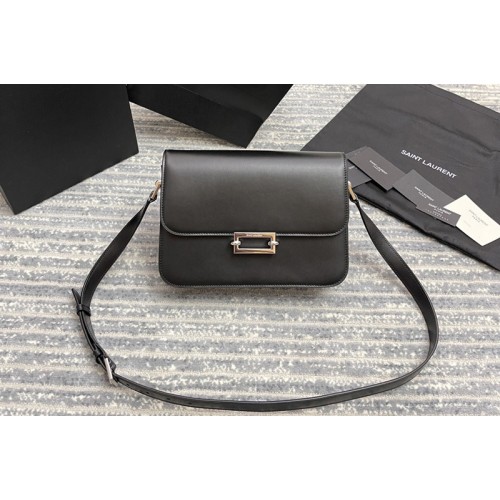 YSL le pave satchel bag in Black smooth leather