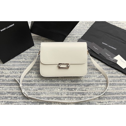 YSL le pave satchel bag in White smooth leather YSL le pave satchel bag in White smooth leather