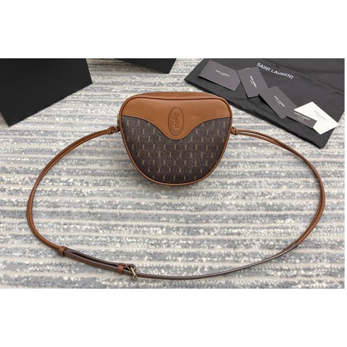 YSL LE MONOGRAMME CŒUR BAG IN CANVAS AND SMOOTH LEATHER YSL LE MONOGRAMME CŒUR BAG IN CANVAS AND SMOOTH LEATHER