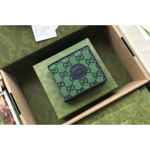 Gucci Multicolor wallet in Green and blue canvas Gucci Multicolor wallet in Green and blue canvas