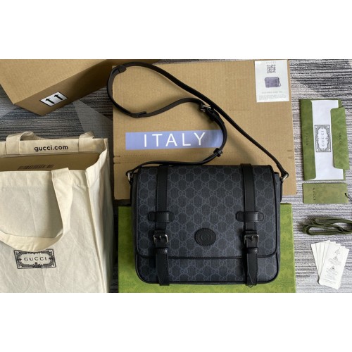 Gucci Messenger bag in Black Supreme canvas