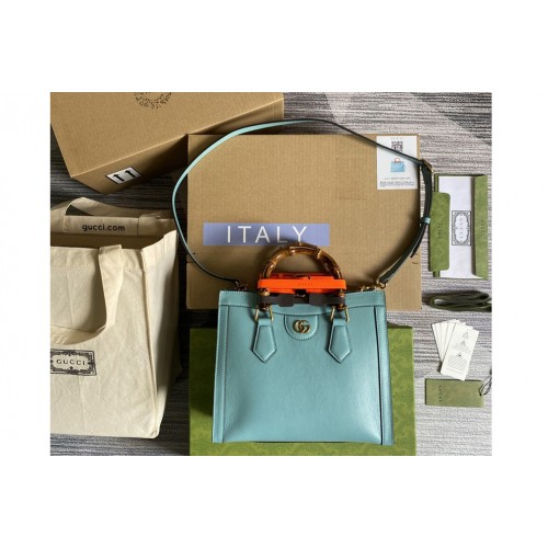 Gucci Diana small tote bag in Light Blue leather Gucci Diana small tote bag in Light Blue leather