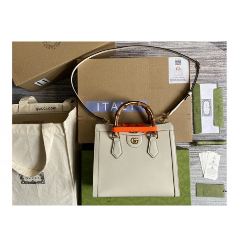 Gucci Diana small tote bag in White leather Gucci Diana small tote bag in White leather