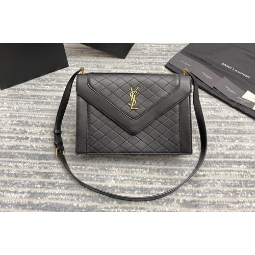 YSL GABY SATCHEL bag IN Black VINTAGE LAMBSKIN YSL GABY SATCHEL bag IN Black VINTAGE LAMBSKIN