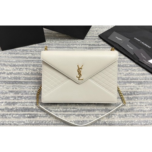 YSL GABY CHAIN BAG IN White VINTAGE LAMBSKIN YSL GABY CHAIN BAG IN White VINTAGE LAMBSKIN