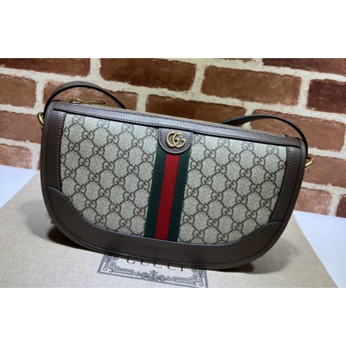 Gucci Ophidia large shoulder bag in Beige and ebony Supreme canvas Gucci Ophidia large shoulder bag in Beige and ebony Supreme canvas