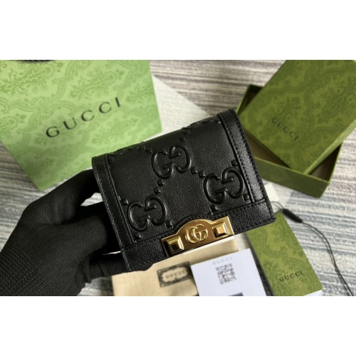 Gucci card case wallet in Black leather Gucci card case wallet in Black leather