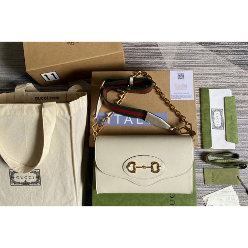 Gucci Horsebit 1955 small bag in White leather Gucci Horsebit 1955 small bag in White leather