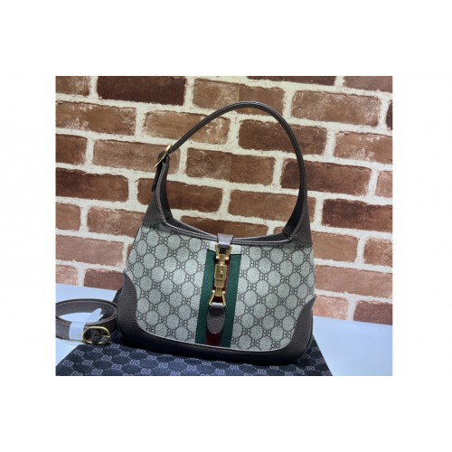 Gucci x Balenciaga Womens Hacker Small Hobo Bag in beige and brown coated canvas Gucci x Balenciaga Womens Hacker Small Hobo Bag in beige and brown coated canvas