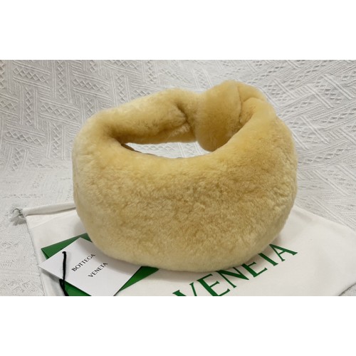 Bottega Veneta Mini jodie Bag in Buttercup Suede