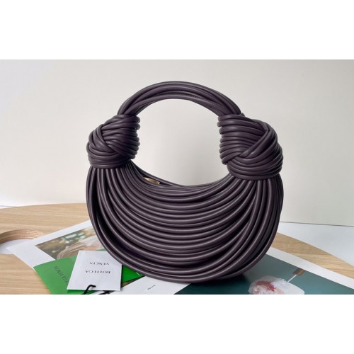 Bottega Veneta Double knot Bag in Black tubular leather Bottega Veneta Double knot Bag in Black tubular leather