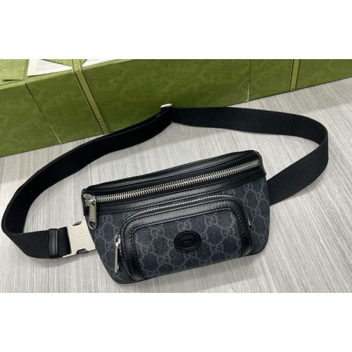Gucci Belt bag with Interlocking G in Black Supreme canvas Gucci Belt bag with Interlocking G in Black Supreme canvas