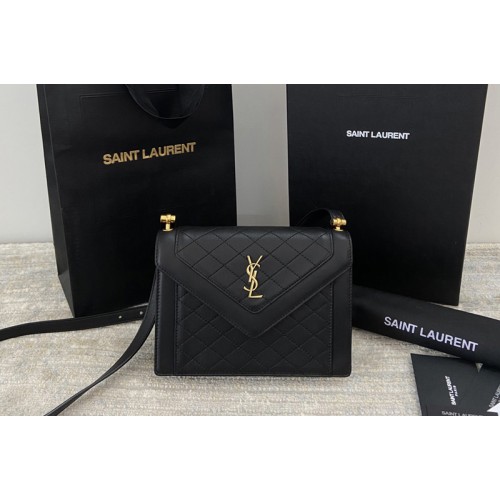 YSL GABY MINI SATCHEL Bag IN Black QUILTED LAMBSKIN YSL GABY MINI SATCHEL Bag IN Black QUILTED LAMBSKIN
