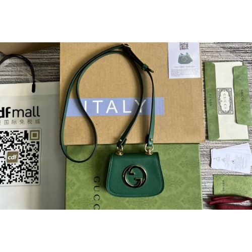 Gucci Blondie card case wallet in Green Leather Gucci Blondie card case wallet in Green Leather