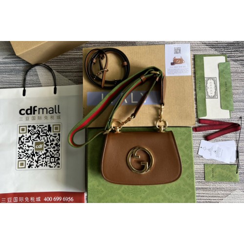 Gucci Blondie mini bag in Brown leather