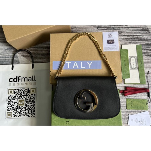 Gucci Blondie shoulder bag in Black leather