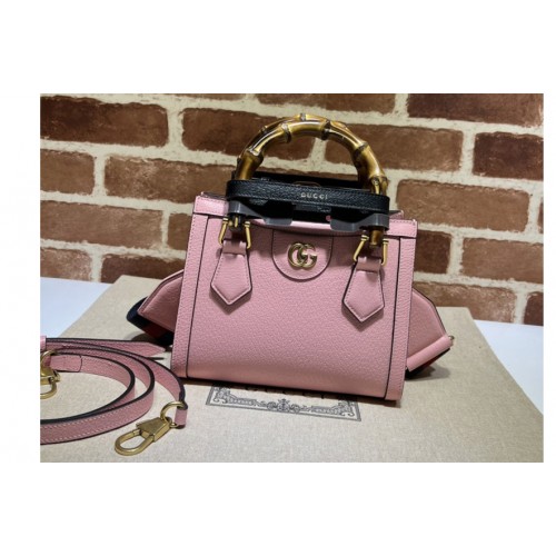 Gucci Diana mini tote bag in Pink leather